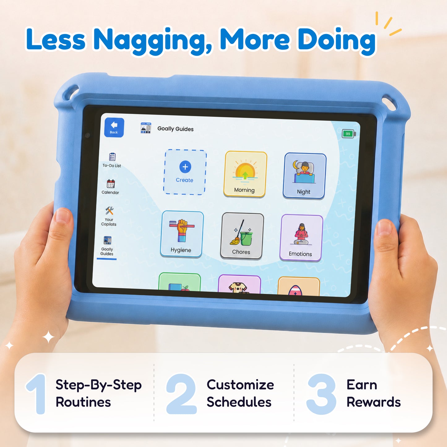 Goally Daily Skills System 8" Tablet - 2 year Subscription