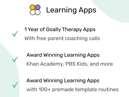 Goally Apps Renewal ONLY - Goally Tablet Required